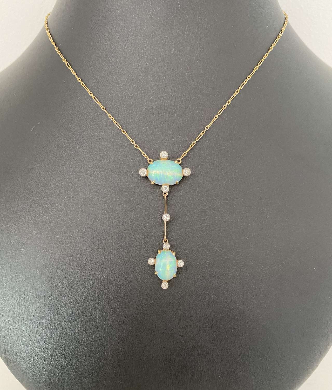 Opal & Diamond pendant