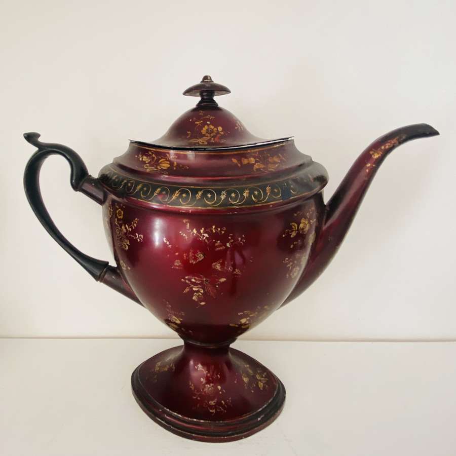 Georgian Toleware Teapot