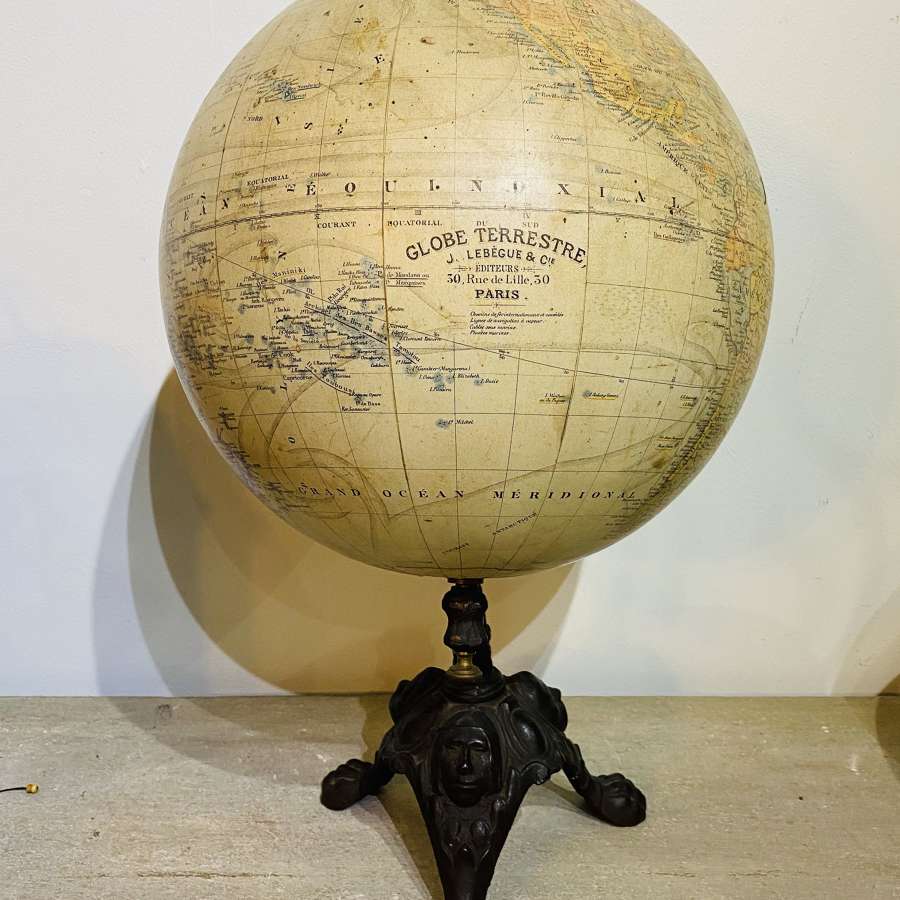 French Terrestrial Globe