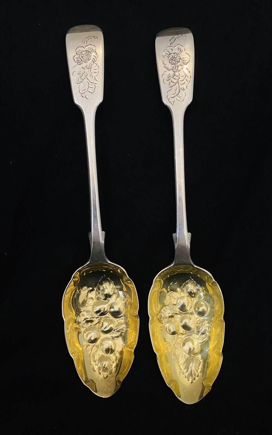 Silver Berry Spoons