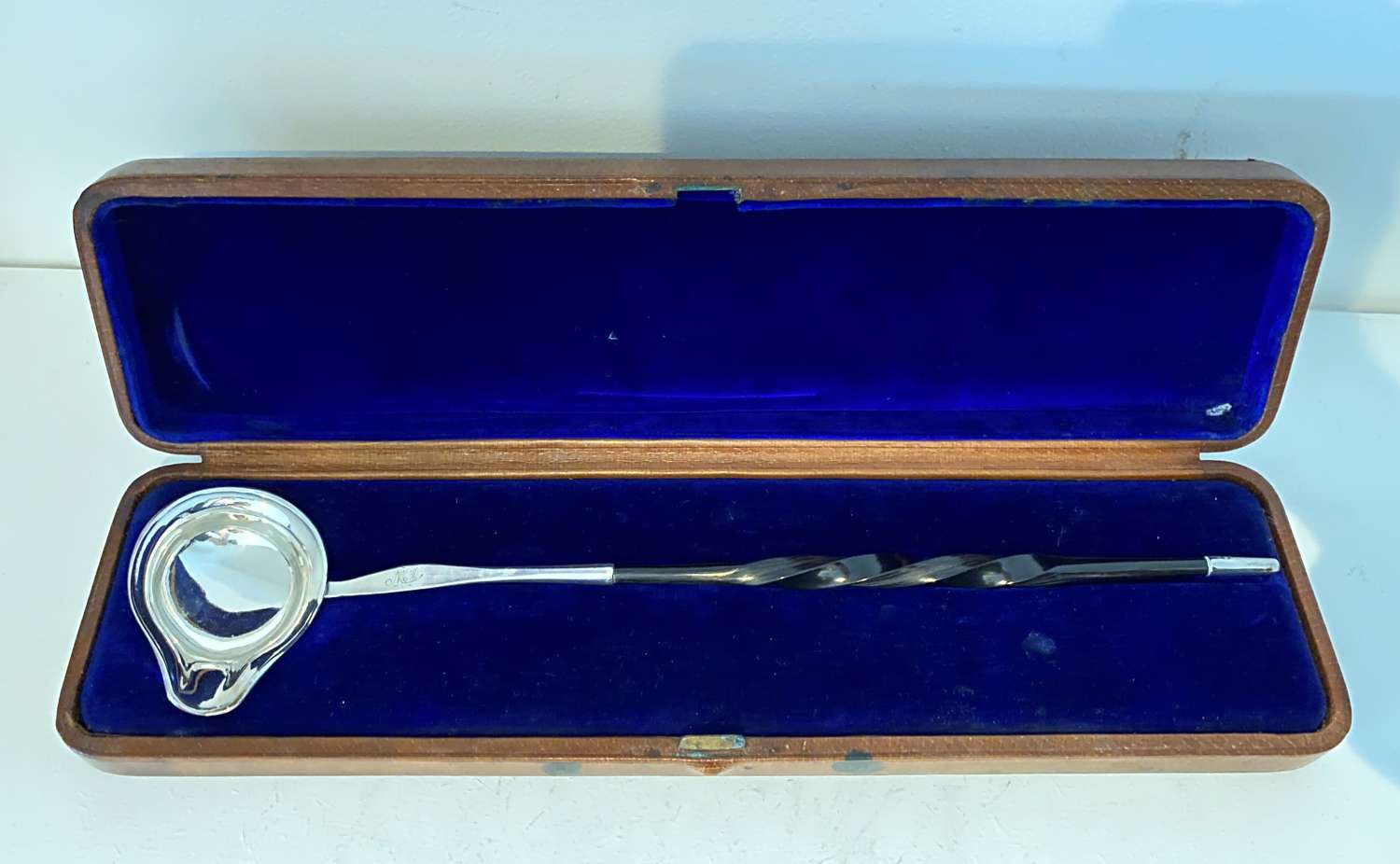 19th Century Silver Plated Toddy Ladle