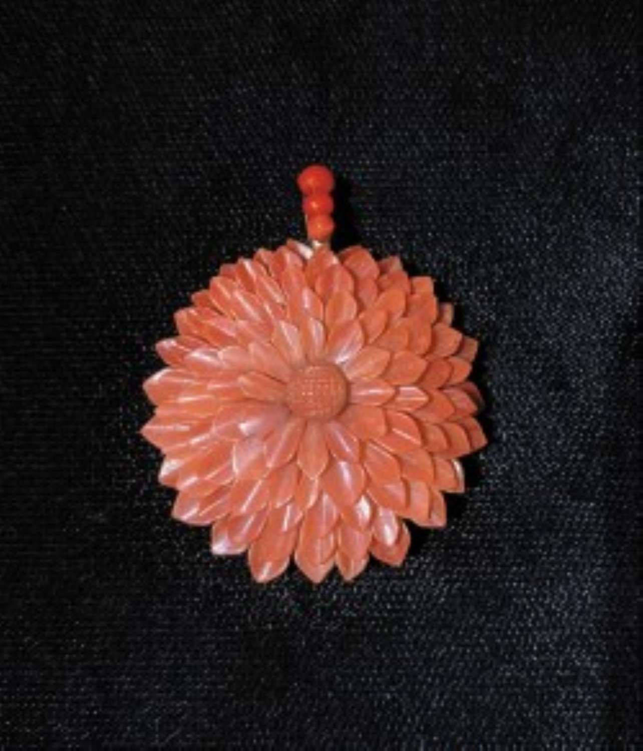 Victorian Coral Pendant
