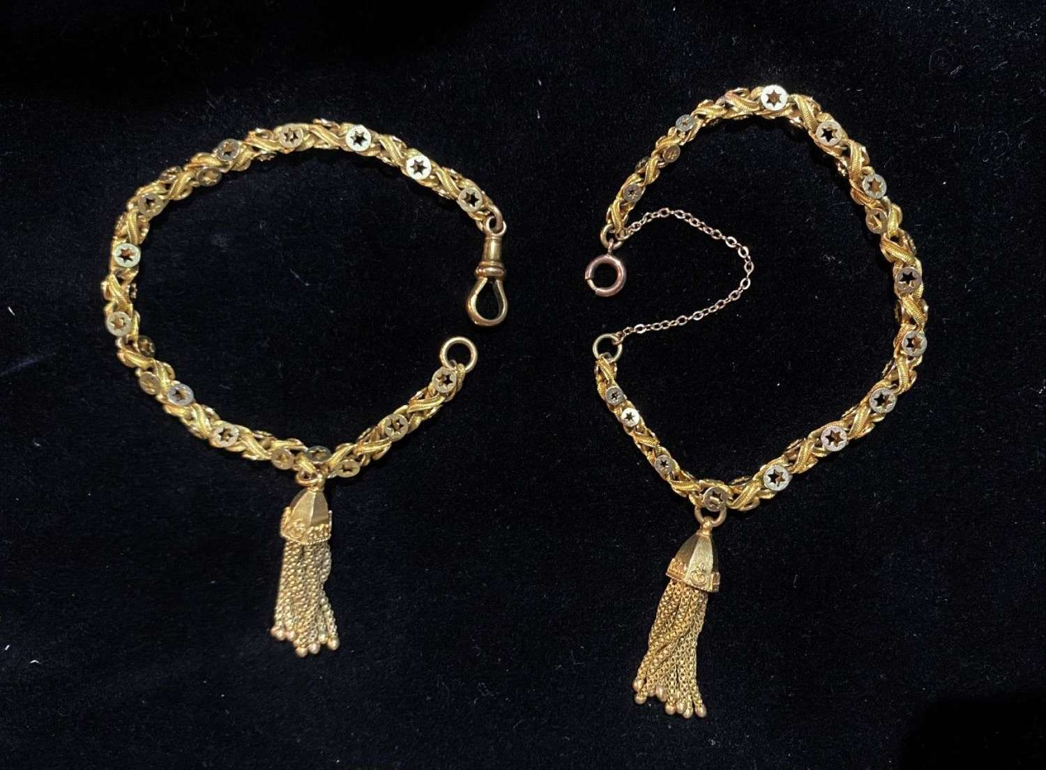 A Pair Of Gold Bracelets