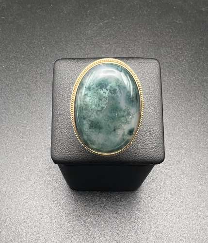 Moss Agate Ring