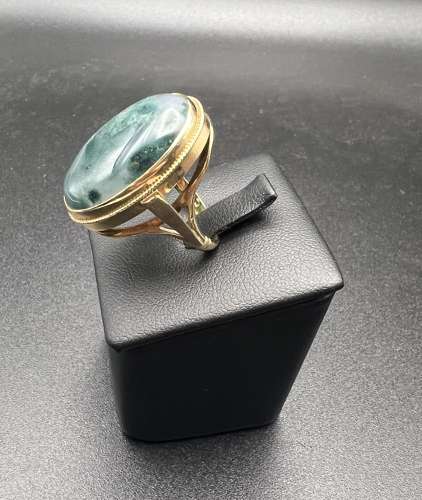 Moss Agate Ring