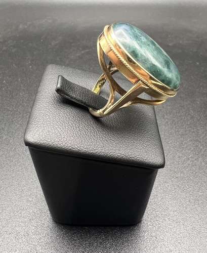 Moss Agate Ring